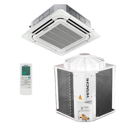 Ar Condicionado Split Cassete Hitachi AirCore 500 4 Vias 36.000 Btus Frio 220v