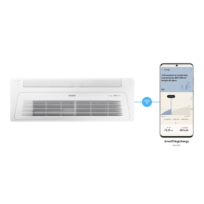 Ar Condicionado Split Cassete 1 Via Samsung WindFree Inverter 24.000 Btus Quente E Frio 220V R-32