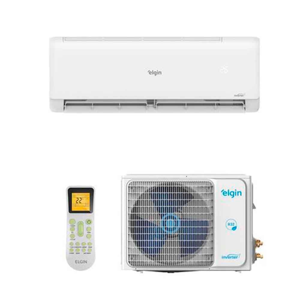 Ar Condicionado Split Hi Wall Eco II Wi-Fi Inverter Elgin 12.000 Btus Quente e Frio 220v R-32 - 1
