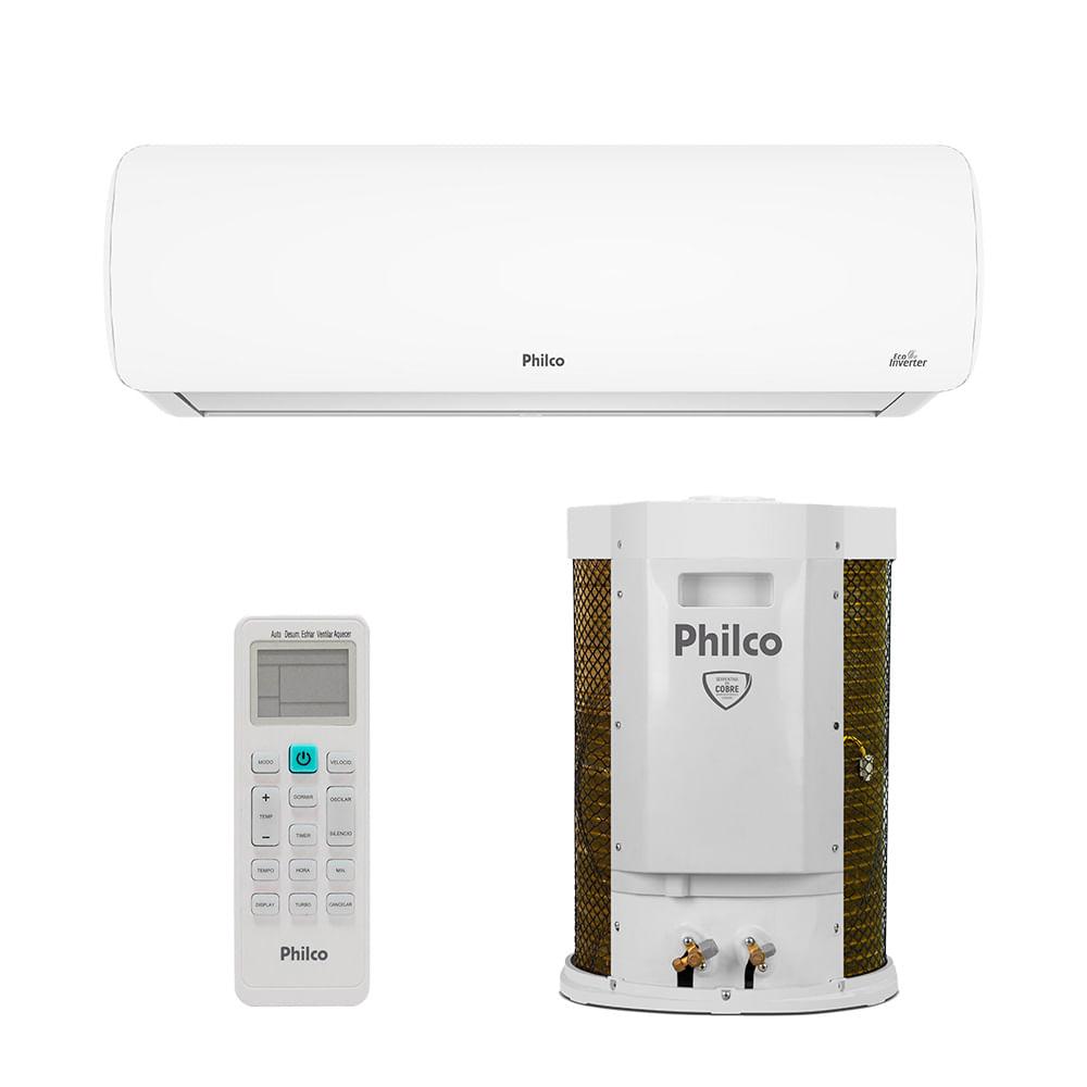 Ar Condicionado Split Hi Wall Eco Inverter Philco 30.000 Btus Frio 220v R-32 - 1