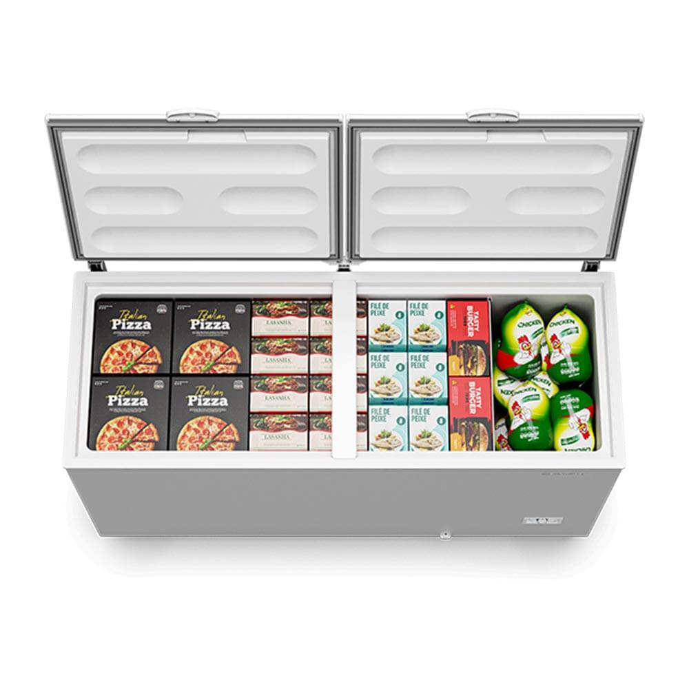 Freezer Horizontal Inverter Dupla Ação Metalfrio DA550IFTech 543 Litros Branco Bivolt - 4