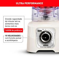 Liquidificador Power Max Arno 1400w LN64 Marfim 220V