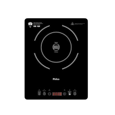Cooktop De Indução Portátil 1 Boca Philco PCT10A Display Digital Painel Touch Preto 127v