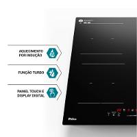 Cooktop De Indução Philco PCTQ1 4 Bocas Função Turbo Display Digital Painel Touch Preto 220v - 6
