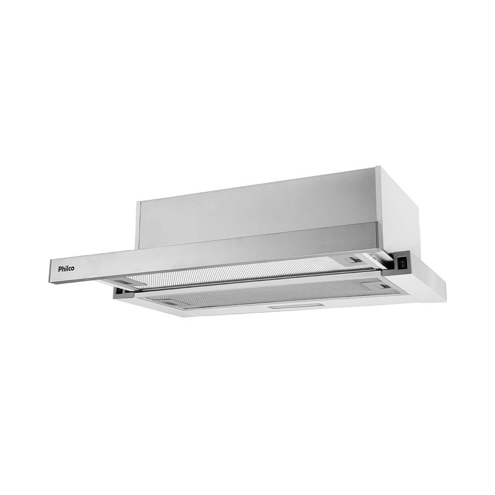Depurador e Exaustor Philco PDR65I Inox 60cm Retrátil Com Dupla Filtragem 220v - 4