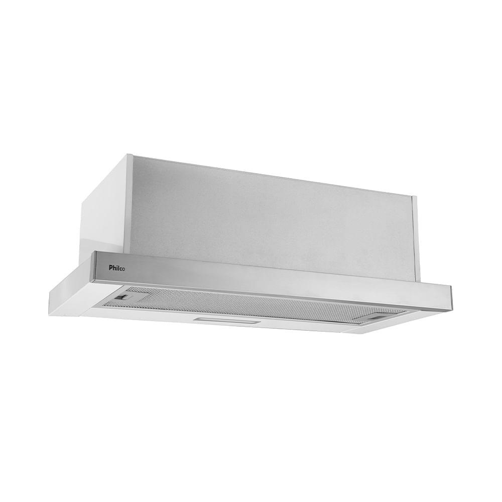 Depurador e Exaustor Philco PDR65I Inox 60cm Retrátil Com Dupla Filtragem 127v - 4