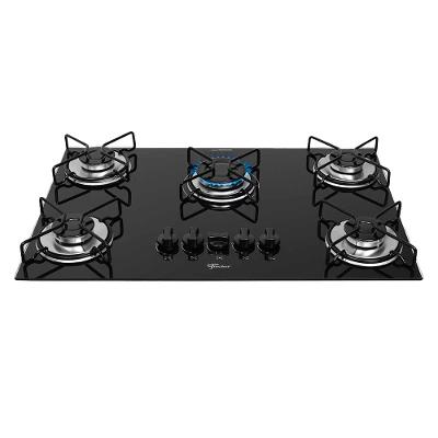 Cooktop 5 Bocas Fit Line Fischer Preto Bivolt