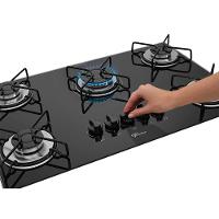 Cooktop 5 Bocas Fit Line Fischer Preto Bivolt - 1