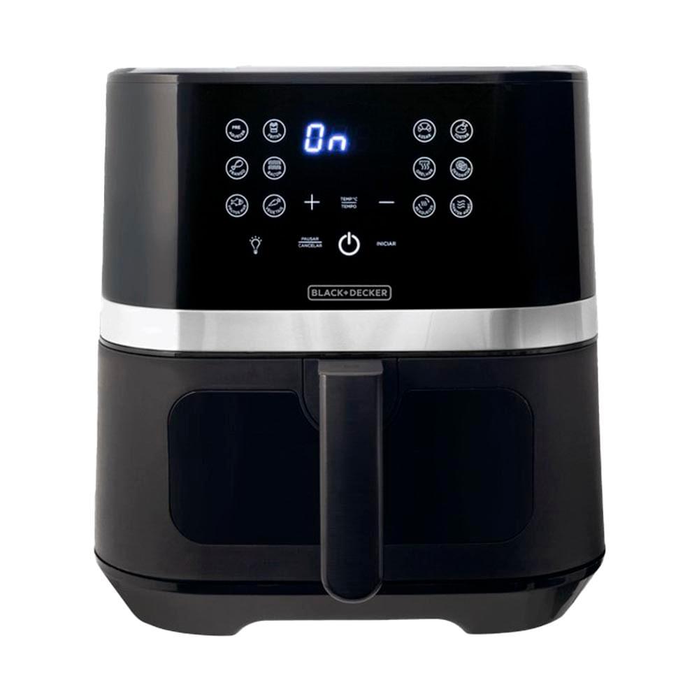 Fritadeira Air Fryer Black Decker 7 Litros AFDLG Preta E Inox 127v - 1