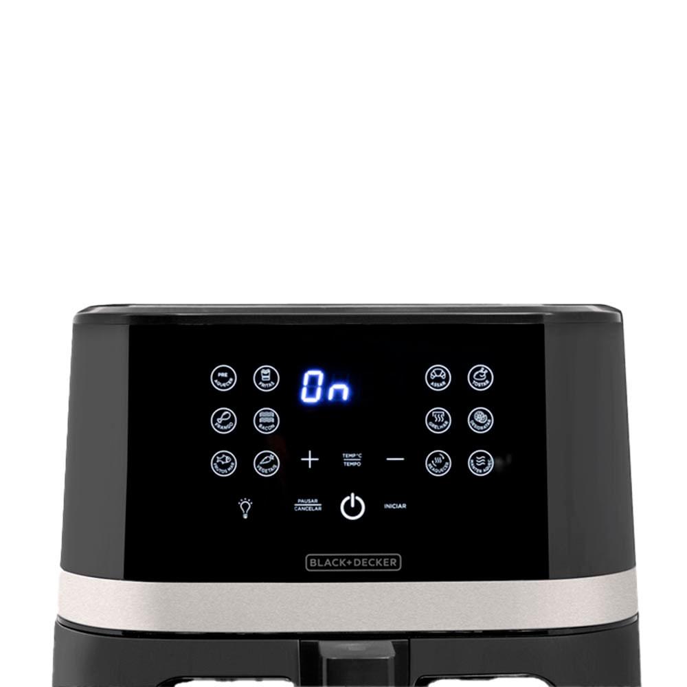 Fritadeira Air Fryer Black Decker 7 Litros AFDLG Preta E Inox 127v - 5