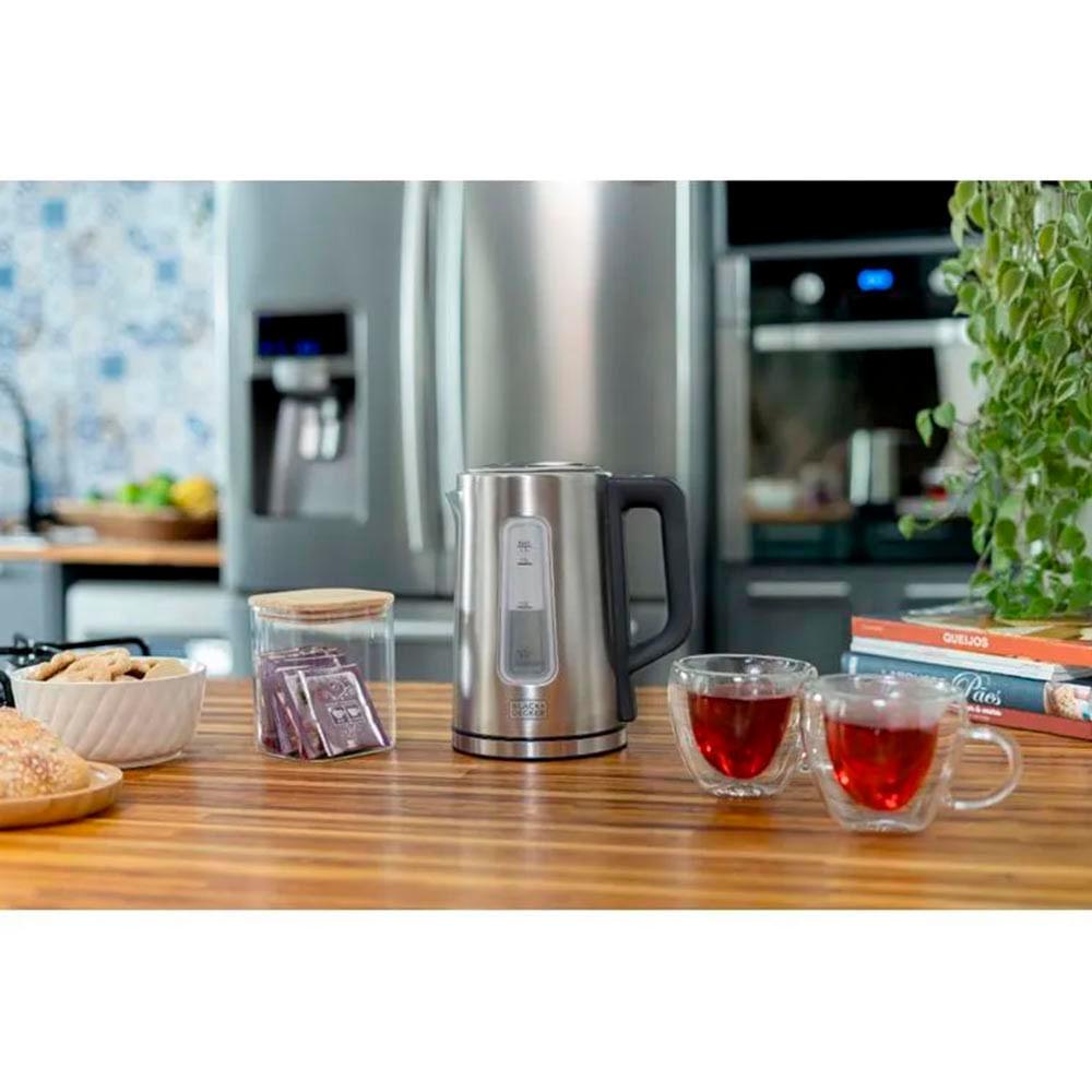 Chaleira Elétrica Programável Black Decker 1,7 Litros KEPG Inox 127v - 5