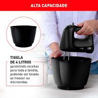 Batedeira Mini Chef Portátil Arno HM01 Preto 127v - 7