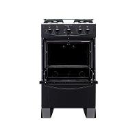 Fogão De Piso Atlas Coliseum Plus 4 Bocas Com Mesa Inox Preto Bivolt - 3