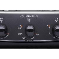 Fogão De Piso Atlas Coliseum Plus 4 Bocas Com Mesa Inox Preto Bivolt - 7