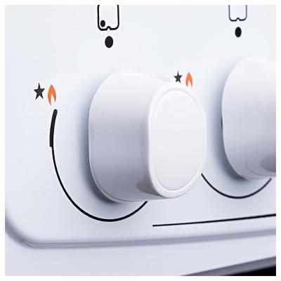 Fogão De Piso Atlas Coliseum Plus 4 Bocas Mesa Inox Forno 50 Litros Branco Bivolt