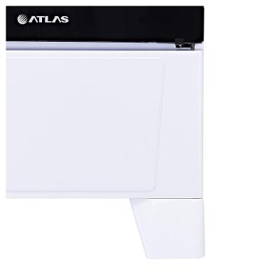 Fogão De Piso Atlas Coliseum Plus 4 Bocas Mesa Inox Forno 50 Litros Branco Bivolt