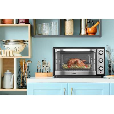 Forno Elétrico 65 Litros Philco Dupla Resistência Bancada Preto PFE65 220V