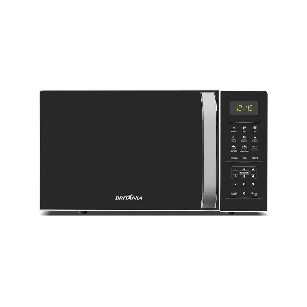 Micro­-ondas 20 Litros Britânia Pintura Limpa Fácil BMO23 1100W 127V - 1