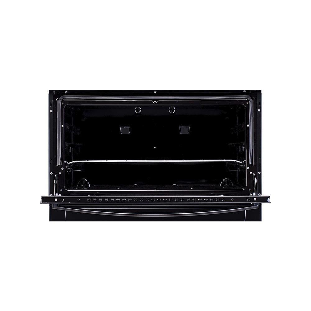 Fogão De Piso Atlas Monaco Top Glass 5 Bocas Mesa De Vidro Forno 86,5 Litros Preto Bivolt - 8