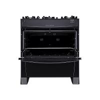 Fogão De Piso Atlas Monaco Top Glass 5 Bocas Mesa De Vidro Forno 86,5 Litros Preto Bivolt - 3