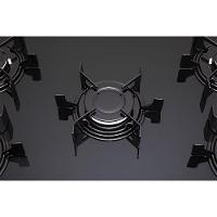 Fogão De Piso Atlas Monaco Top Glass 5 Bocas Mesa De Vidro Forno 86,5 Litros Preto Bivolt - 7