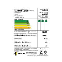 Ventilador de Mesa Arno 40Cm VE70 X-Treme 7 Preto e Azul Escuro 220V - 8