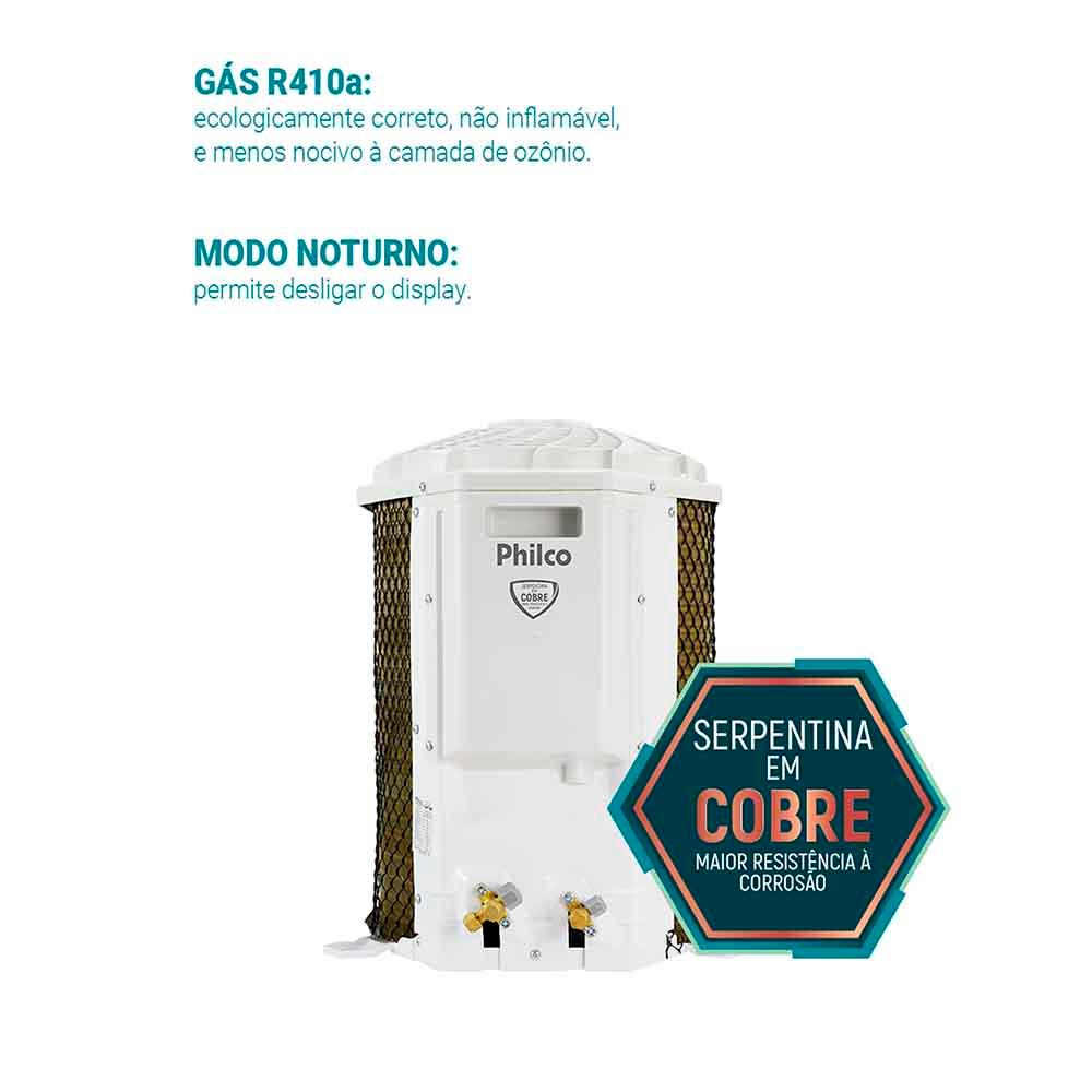 Ar Condicionado Split Hi Wall Philco PAS9FT 9.000 Btus Frio 220v - 7