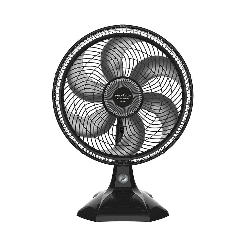 Ventilador 2 em 1 Mesa/Parede Britânia 40cm BVT400 Maxx Force Turbo Preto 220V - 1