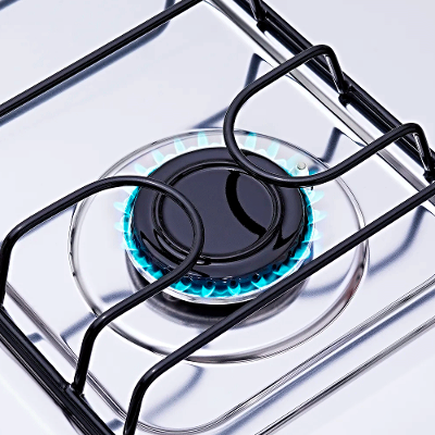 Fogão De Piso Atlas Monaco Plus 4 Bocas Mesa Inox Forno 50 Litros Preto Bivolt