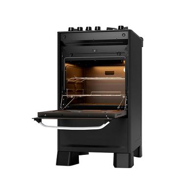 Fogão De Piso Mesa De Vidro Suggar Best Glass FGVBG410PT 4 Bocas Preto Bivolt