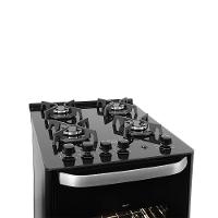 Fogão De Piso Mesa De Vidro Suggar Best Glass FGVBG410PT 4 Bocas Preto Bivolt - 8