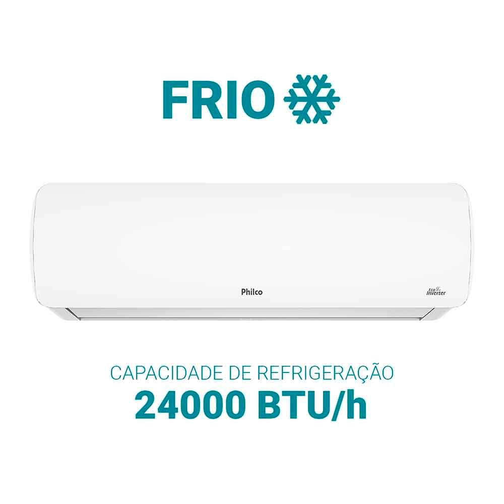 Ar Condicionado Split Hi-Wall Eco Inverter Philco 24.000 Btus Frio 220v R32 - 8