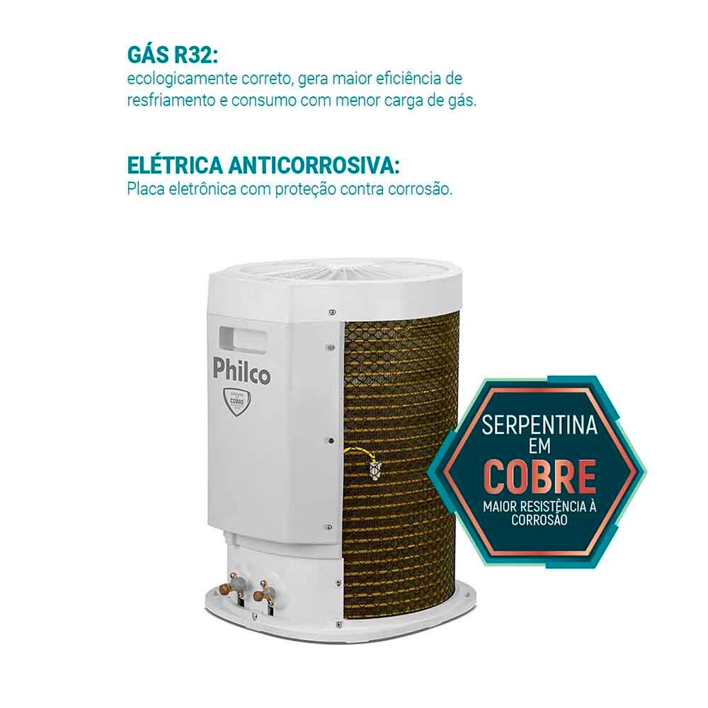Ar Condicionado Split Hi-Wall Eco Inverter Philco 24.000 Btus Frio 220v R32 - 10
