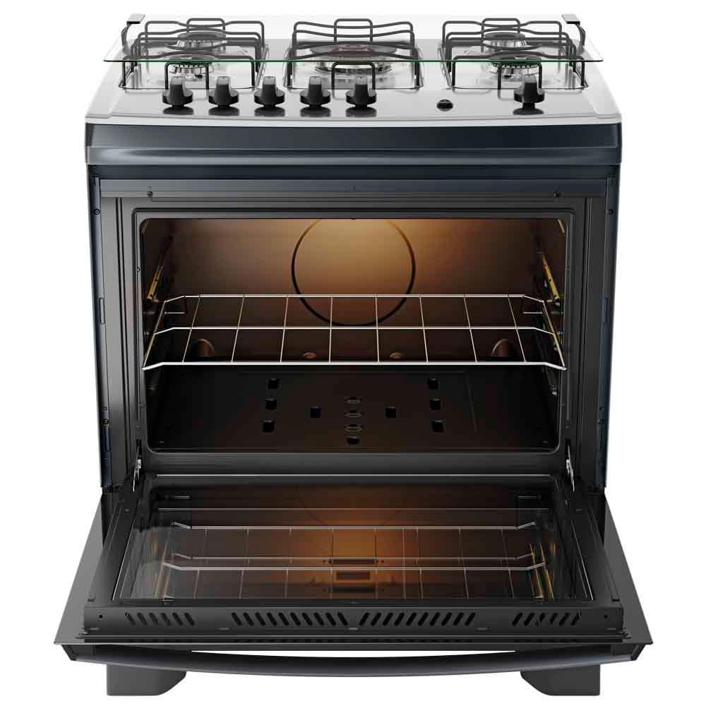 Fogão De Piso 5 Bocas Supreme Titanium Dako Com Mesa Inox Forno 100 Litros Bivolt - 4