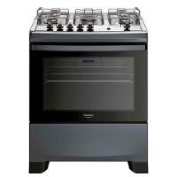 Fogão De Piso 5 Bocas Supreme Titanium Dako Com Mesa Inox Forno 100 Litros Bivolt - 1