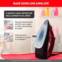 Ferro de Passar a Vapor Ultragliss Arno FMV Vinho 127V - 6