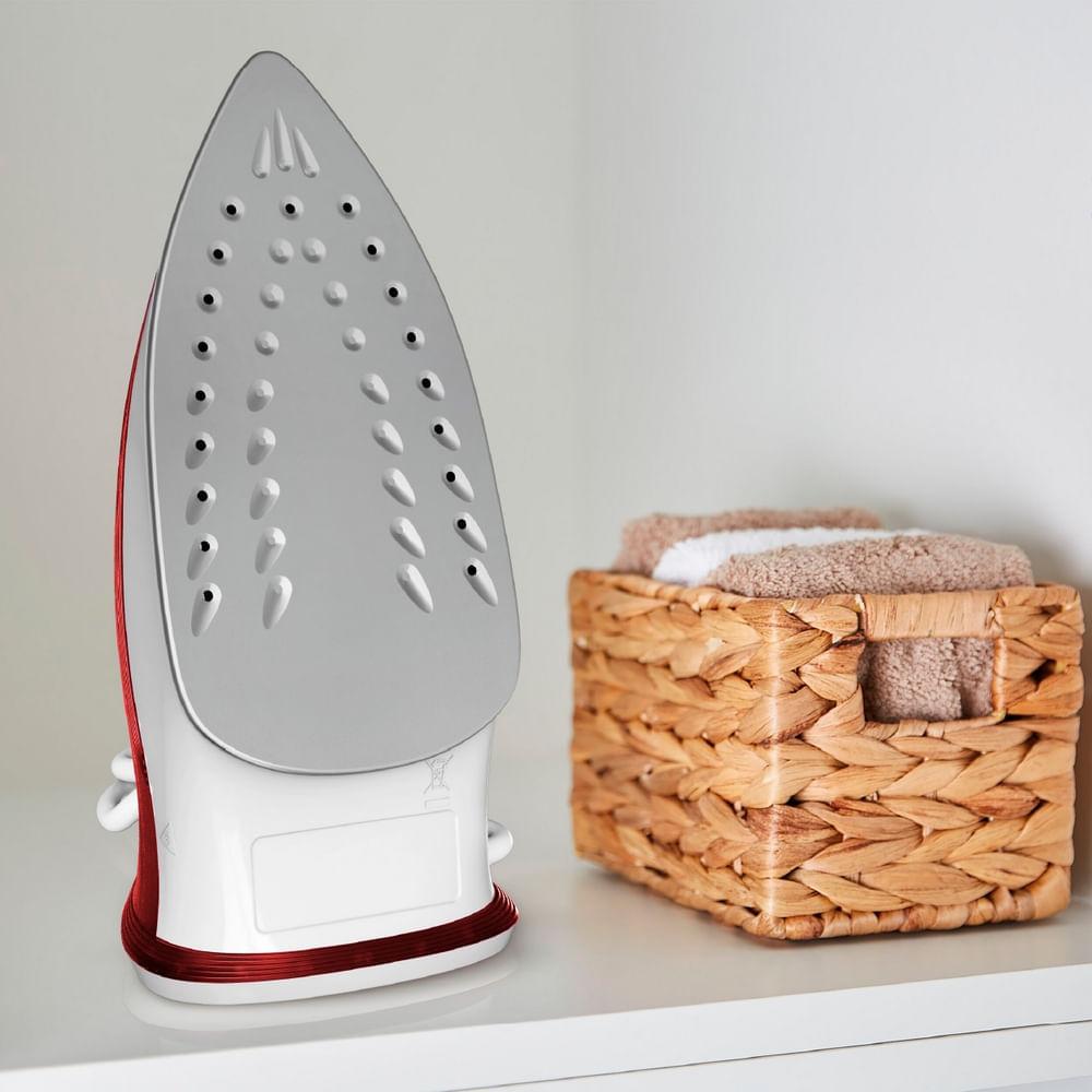 Ferro de Passar a Vapor EssentialGliss Arno FMQ Rosa e Branco 220V - 5