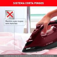 Ferro De Passar a Vapor Ultragliss Arno FMV Vinho 220V - 6