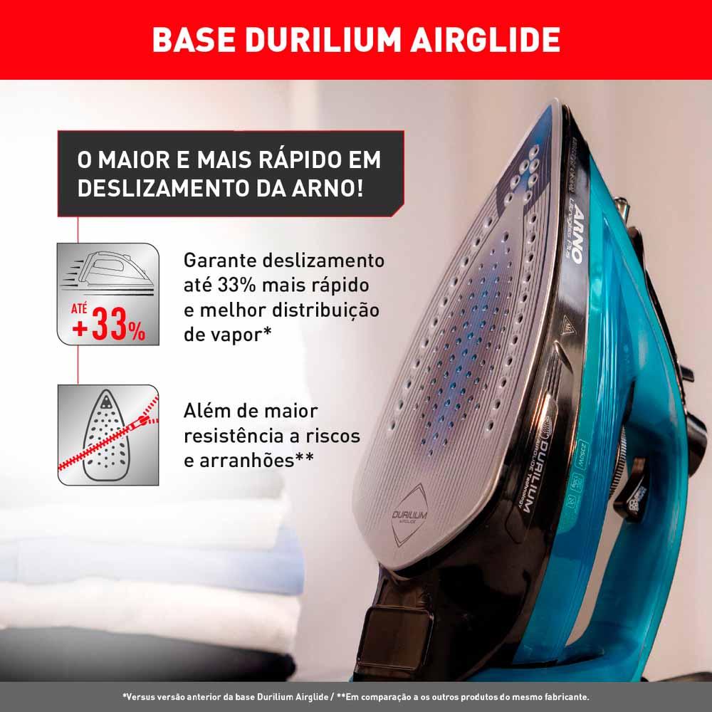 Ferro De Passar a Vapor Ultragliss Arno FMY Azul 220V - 8