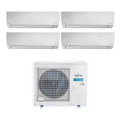 Ar Condicionado Multi Split Fujitsu Inverter Airstage Premium 30.000 Btus (4x Hi Wall 9k ) Quente e Frio 220v