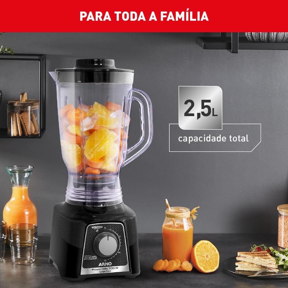 Liquidificador Powermix Arno 700w  LQ33 Preto 220v - 5
