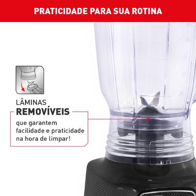 Liquidificador Powermix Arno 700w  LQ33 Preto 220v