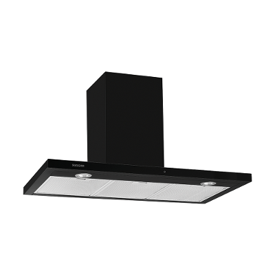 Coifa De Parede Suggar 90cm Granada Slim Touch Display Digital TP1191PT Preto 127v