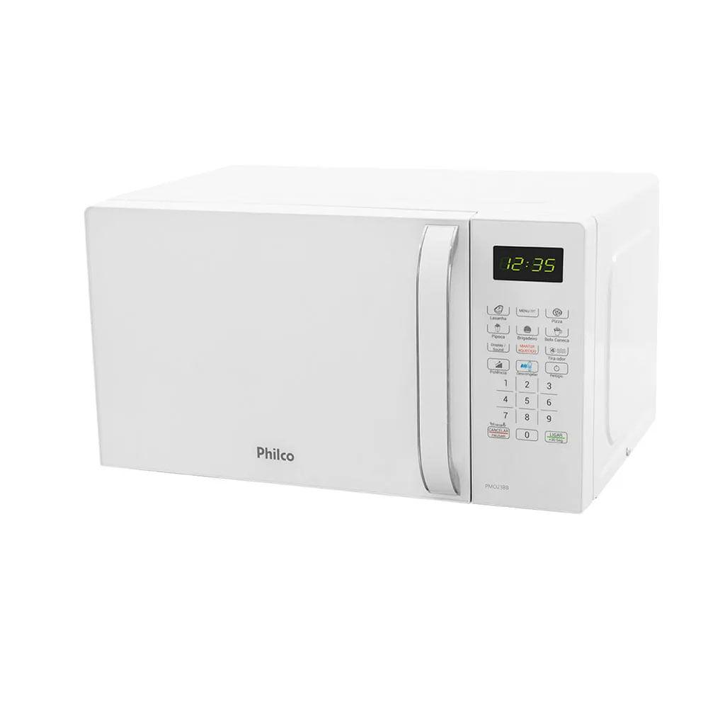 Micro-Ondas 20 Litros Philco PMO23B Branco 220v - 2