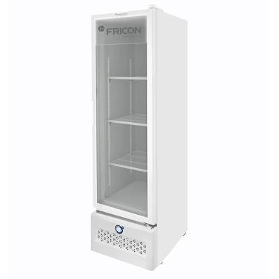Expositor Vertical Tripla Ação Porta de Vidro 284 Litros Fricon VCET284-1V000 Branco 127V