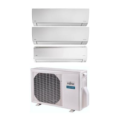 Ar Condicionado Tri Split Fujitsu Inverter Airstage Premium 24.000 Btus (3x Hi Wall 9k) Quente e Frio 220v