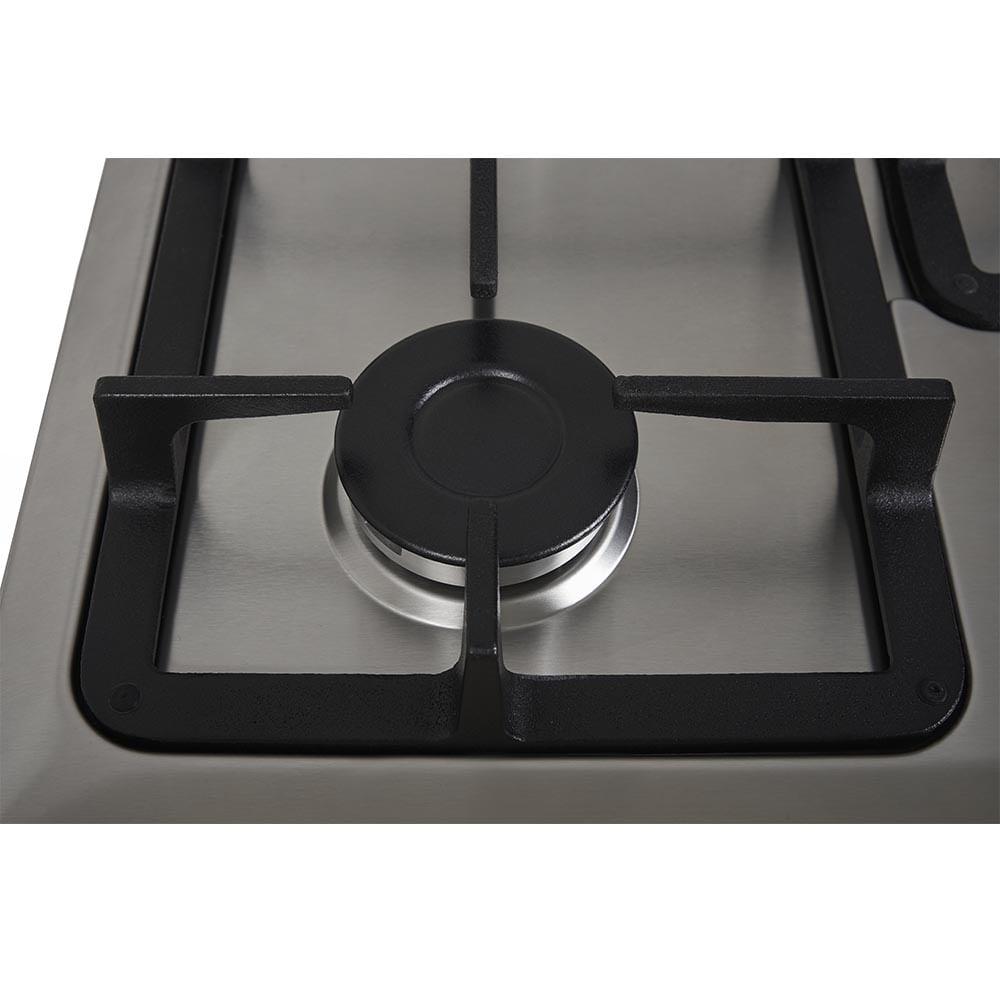 Cooktop 5 Bocas Fischer Infinity Trempe De Ferro Tripla Chama à Gás Mesa Inox Bivolt - 9