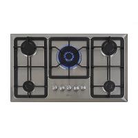 Cooktop 5 Bocas Fischer Infinity Trempe De Ferro Tripla Chama à Gás Mesa Inox Bivolt - 2