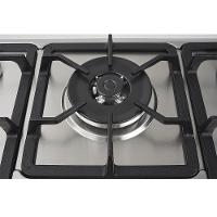 Cooktop 5 Bocas Fischer Infinity Trempe De Ferro Tripla Chama à Gás Mesa Inox Bivolt - 5
