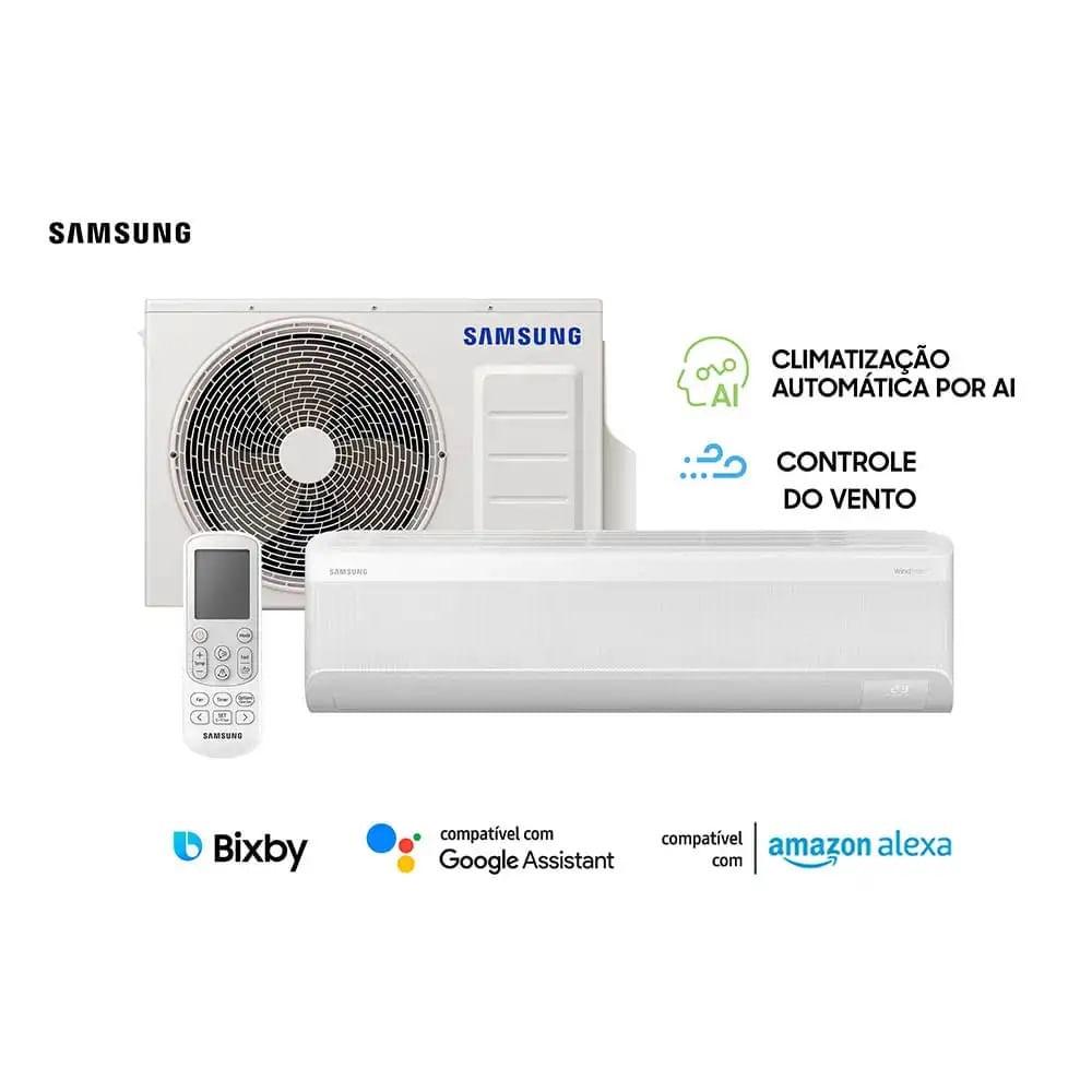 Hi Wall Samsung WindFree Connect AI Inverter 18.000 Btus Frio 220v R-32 - 6